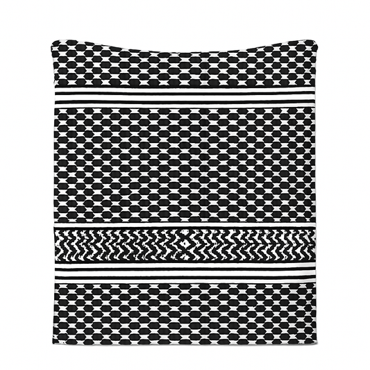 Freedom Woven – Keffiyeh Spirit Flannel Blanket