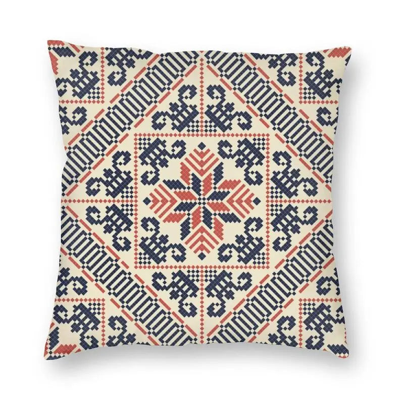 Heritage Woven – Tatreez Velvet Accent Pillow