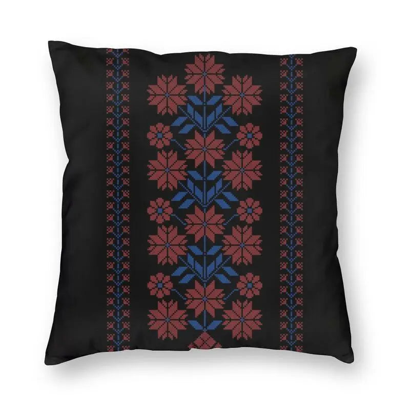 Tatreez Legacy – Embroidered Echo Cushion Cover