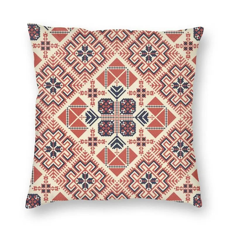 Heritage Woven – Tatreez Velvet Accent Pillow