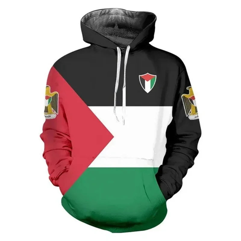 Uprise – Fist & Flag 3D Hoodie (Harajuku Streetwear Edition)