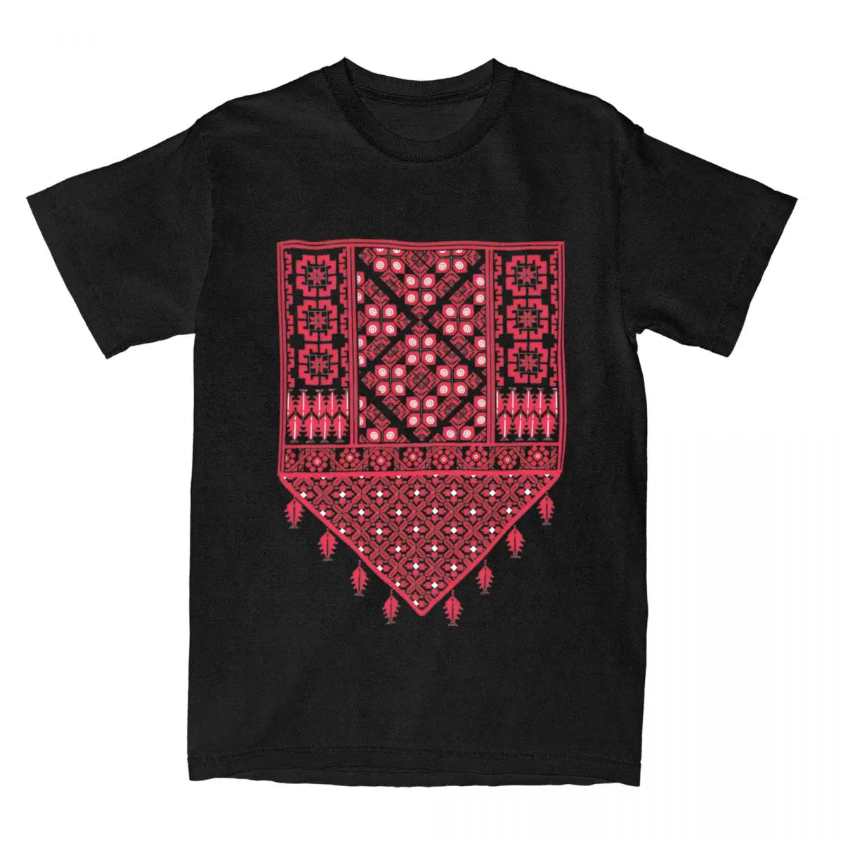 Threaded Pride – Palestine Embroidery Art Tee