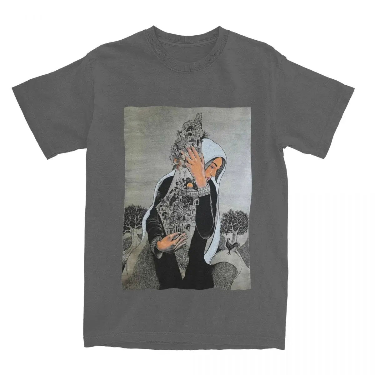 Guardian of the Land – Palestinian Woman Cotton Tee