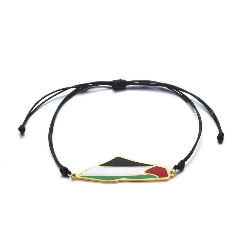 Landline – Steel Map of Home Bracelet