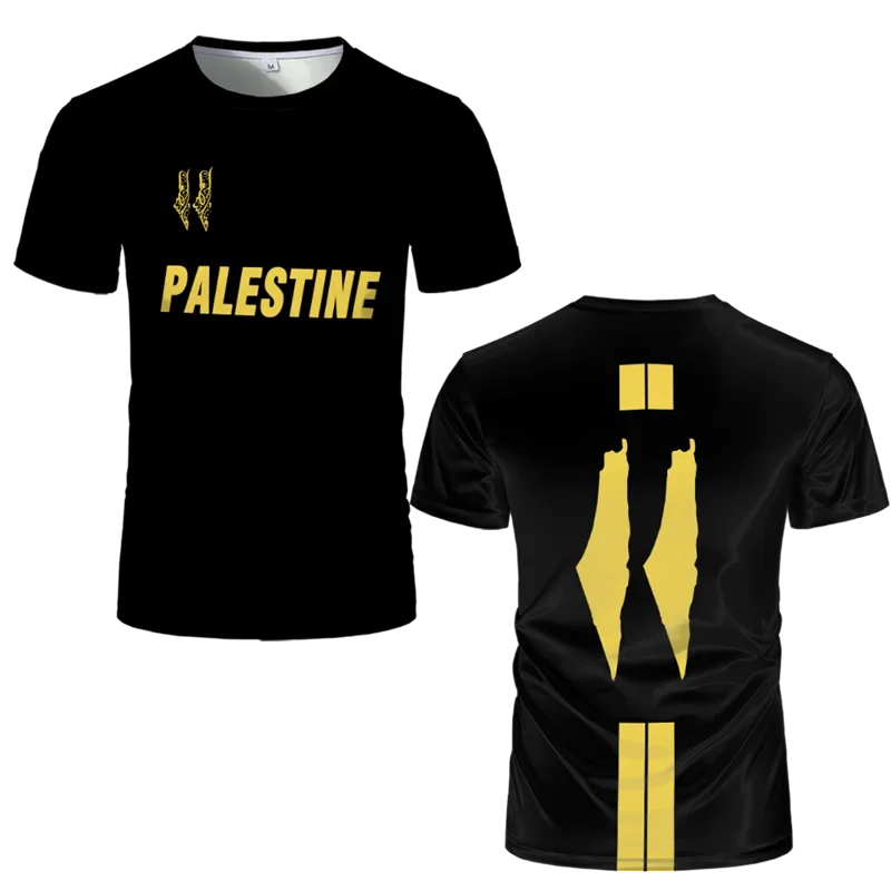 Palestine Pulse – 3D National Emblem Tee