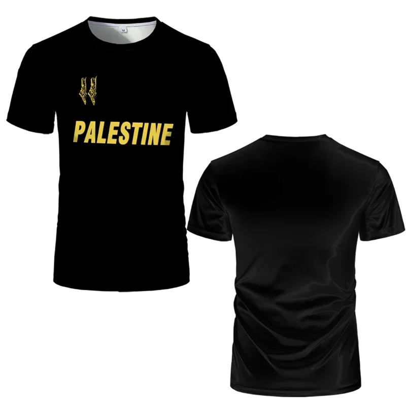 Palestine Pulse – 3D National Emblem Tee