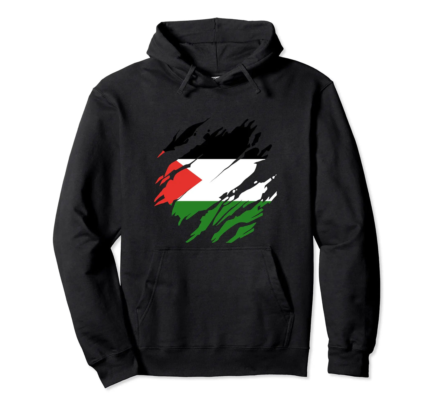Undefeated Thread – 2024 Palestine Flag Pullover Hoodie