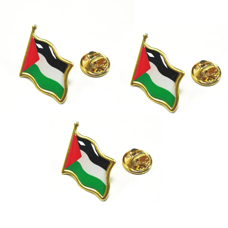Roots of Resistance – Palestine Flag Pin Trio Set