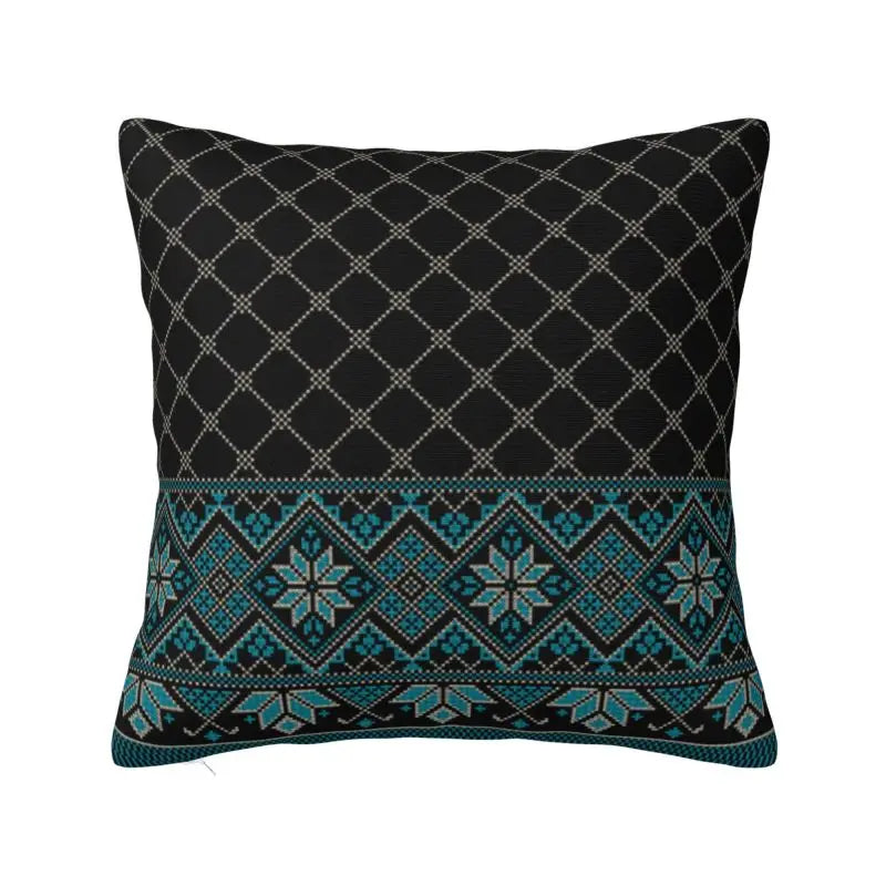 Tatreez Soul – Custom Keffiyeh Heritage Cushion Cover
