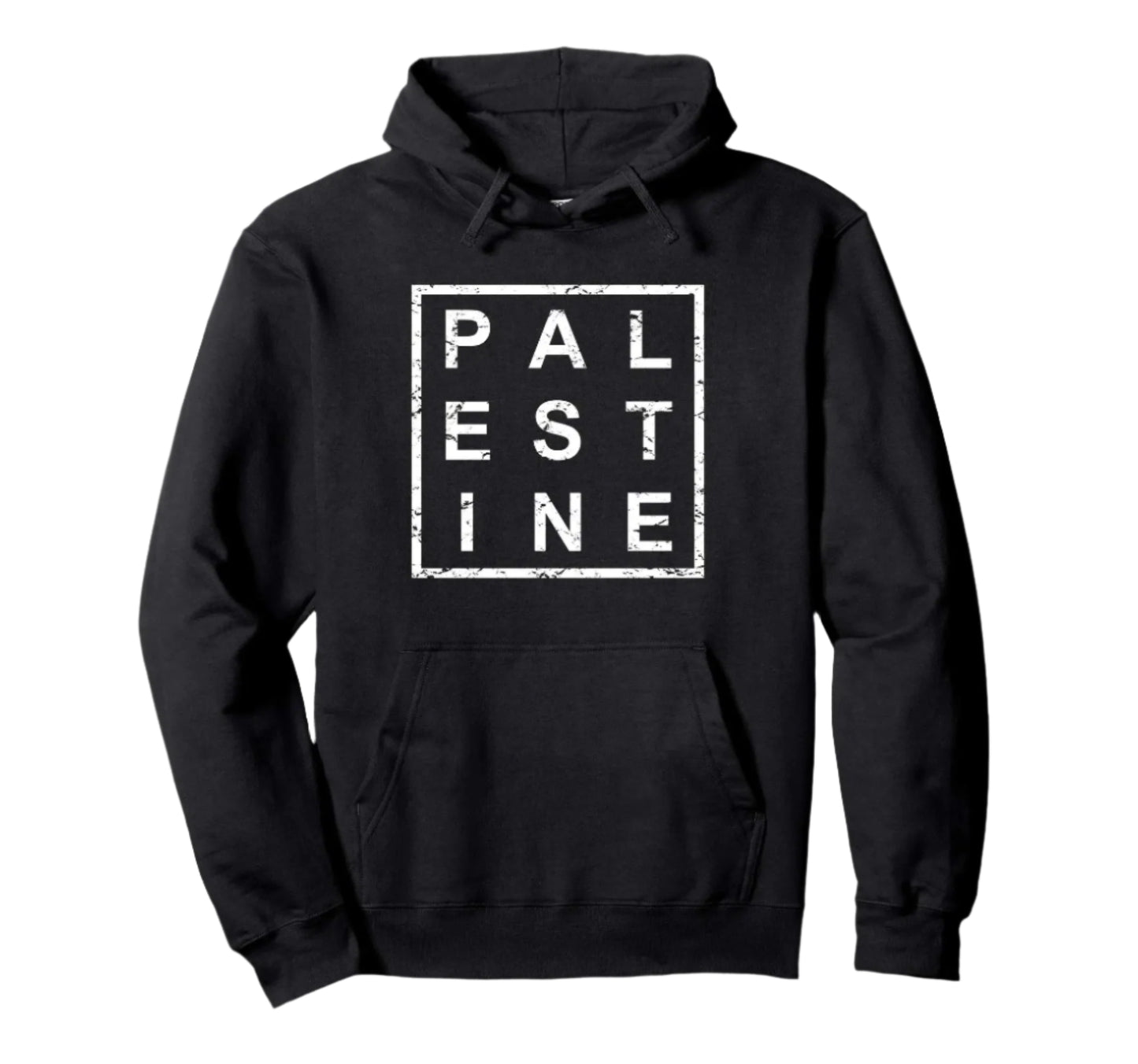 Raised in Thread – 2024 Palestine Flag Pullover Hoodie
