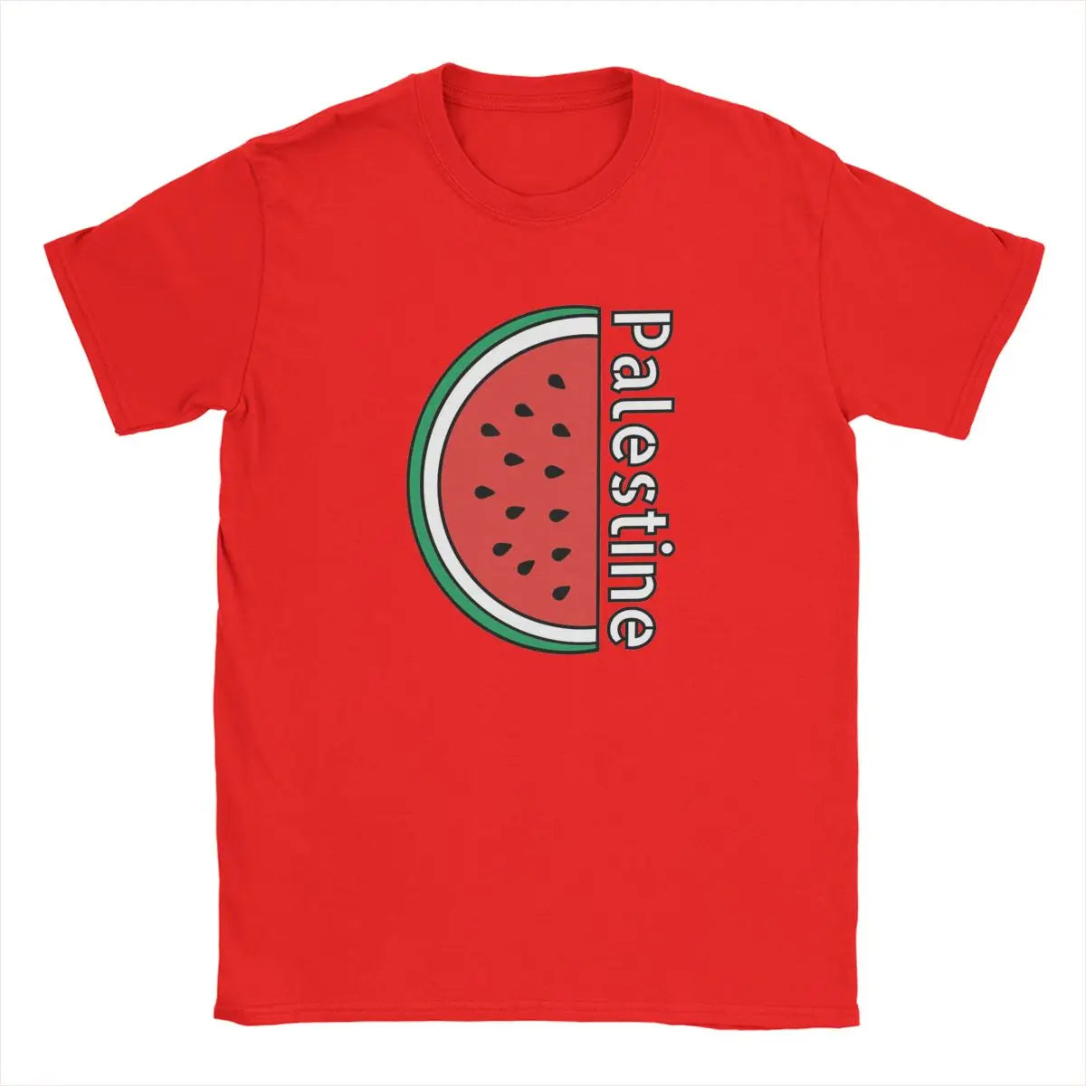 Palestine Watermelon Shirt – Men’s Cotton Summer Tee