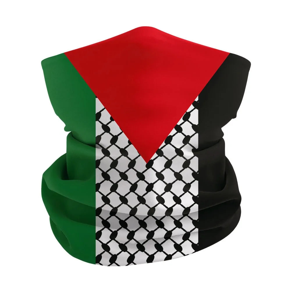 Flag in Motion – Palestine Multifunctional Headscarf