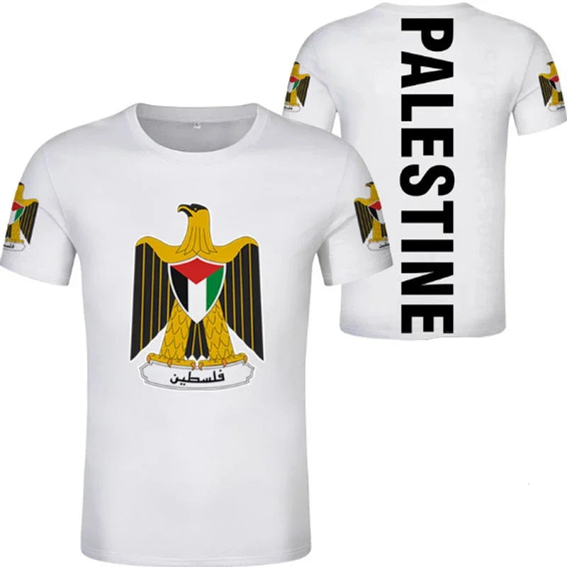 Freedom Stride – Palestinian Flag Football Jersey Tee