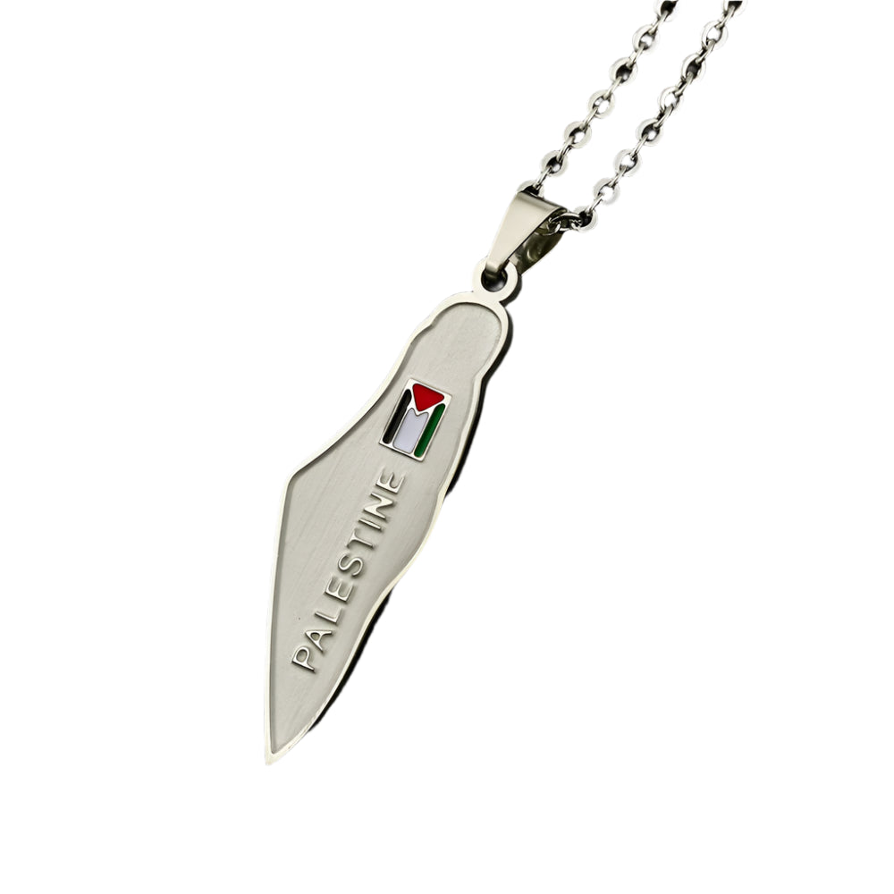 Landlines – Palestine Map Pendant