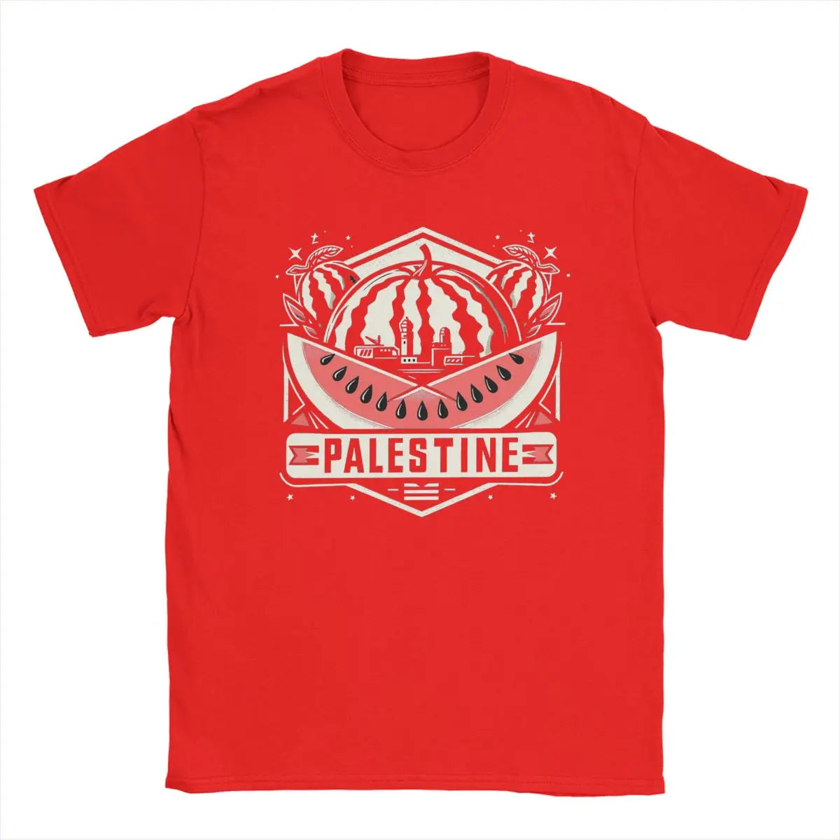 Red Flesh – Watermelon Symbol Tee (Men’s Cotton Streetwear)