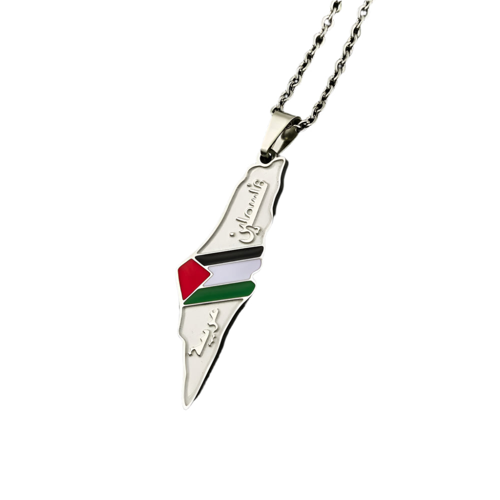 Borders Unbroken – Palestine Map Pendant