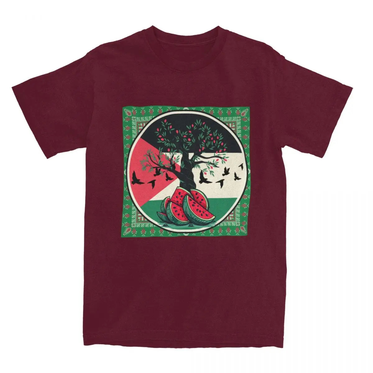 Freedom’s Flavor – Palestine Watermelon Cotton Tee