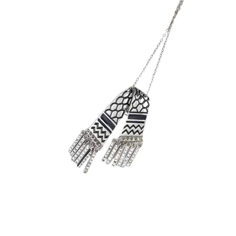 Thread of Thawra – Kufiya Symbol Pendant