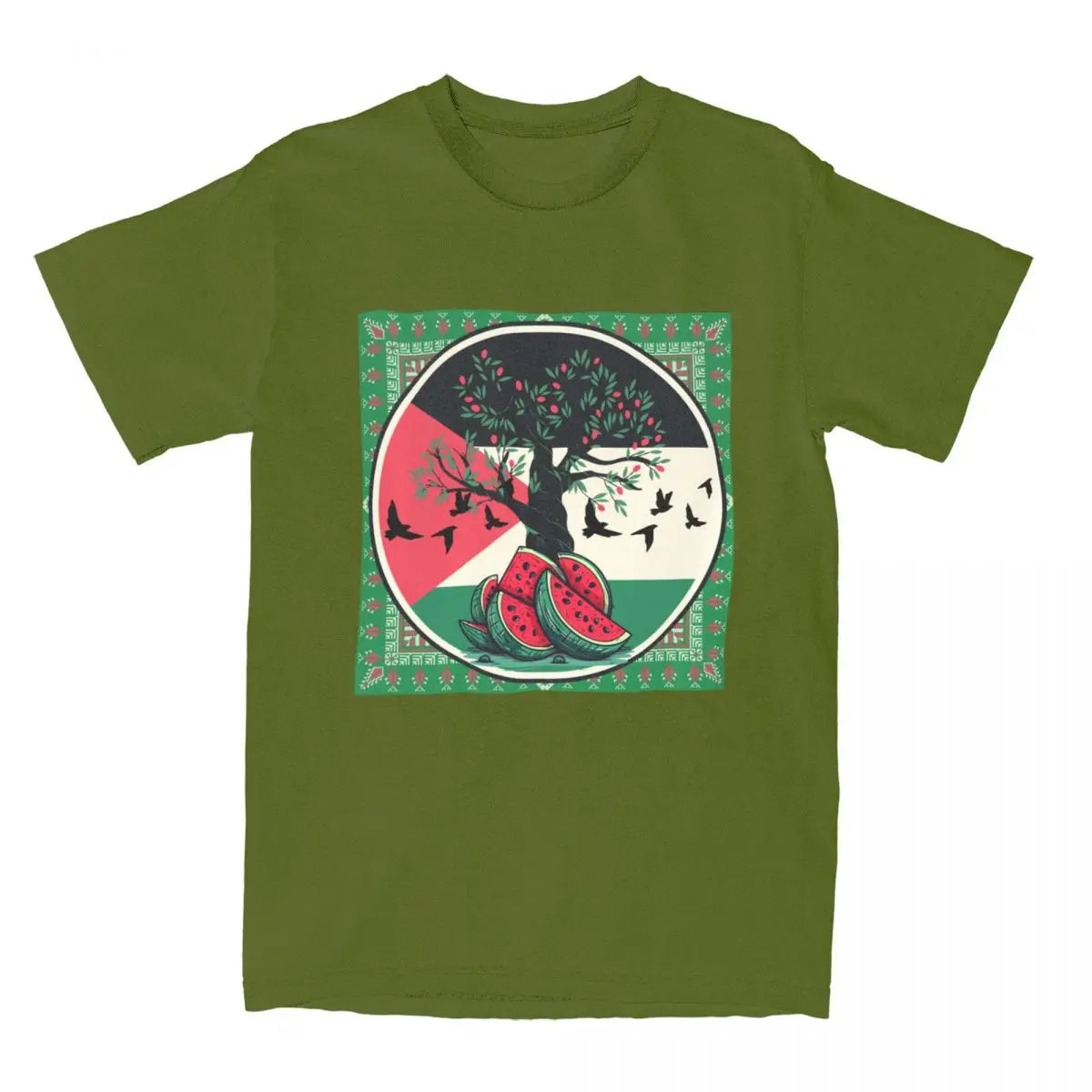Seeds of Strength – Palestine Watermelon Cotton Tee