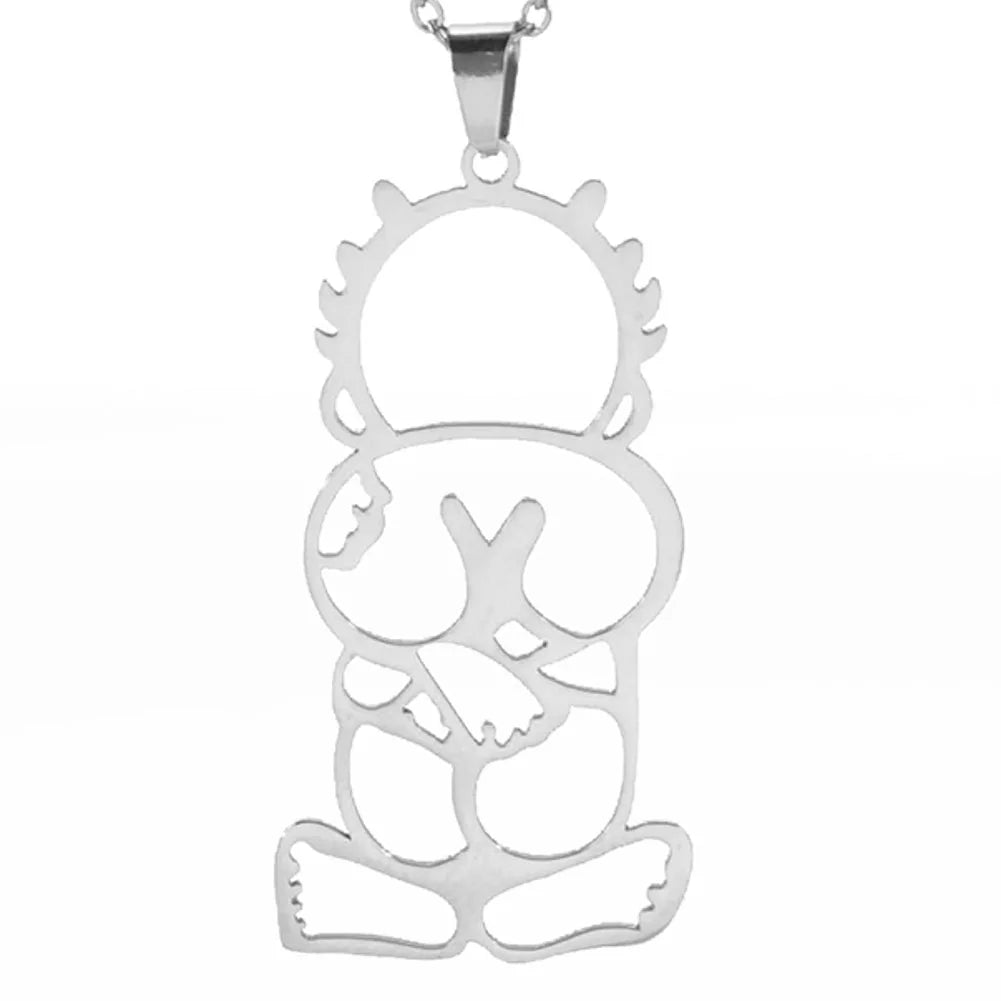 Back Turned, Spirit Unshaken – Handala Resistance Pendant