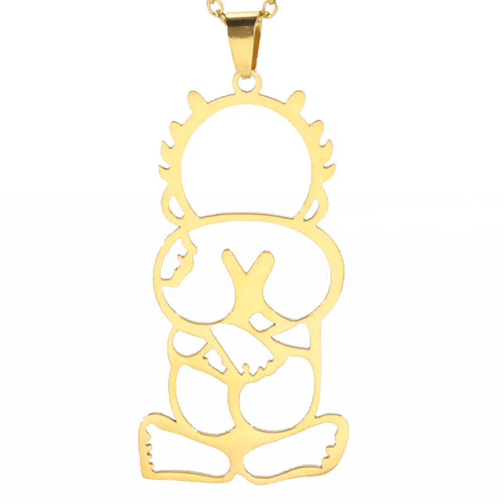 Back Turned, Spirit Unshaken – Handala Resistance Pendant