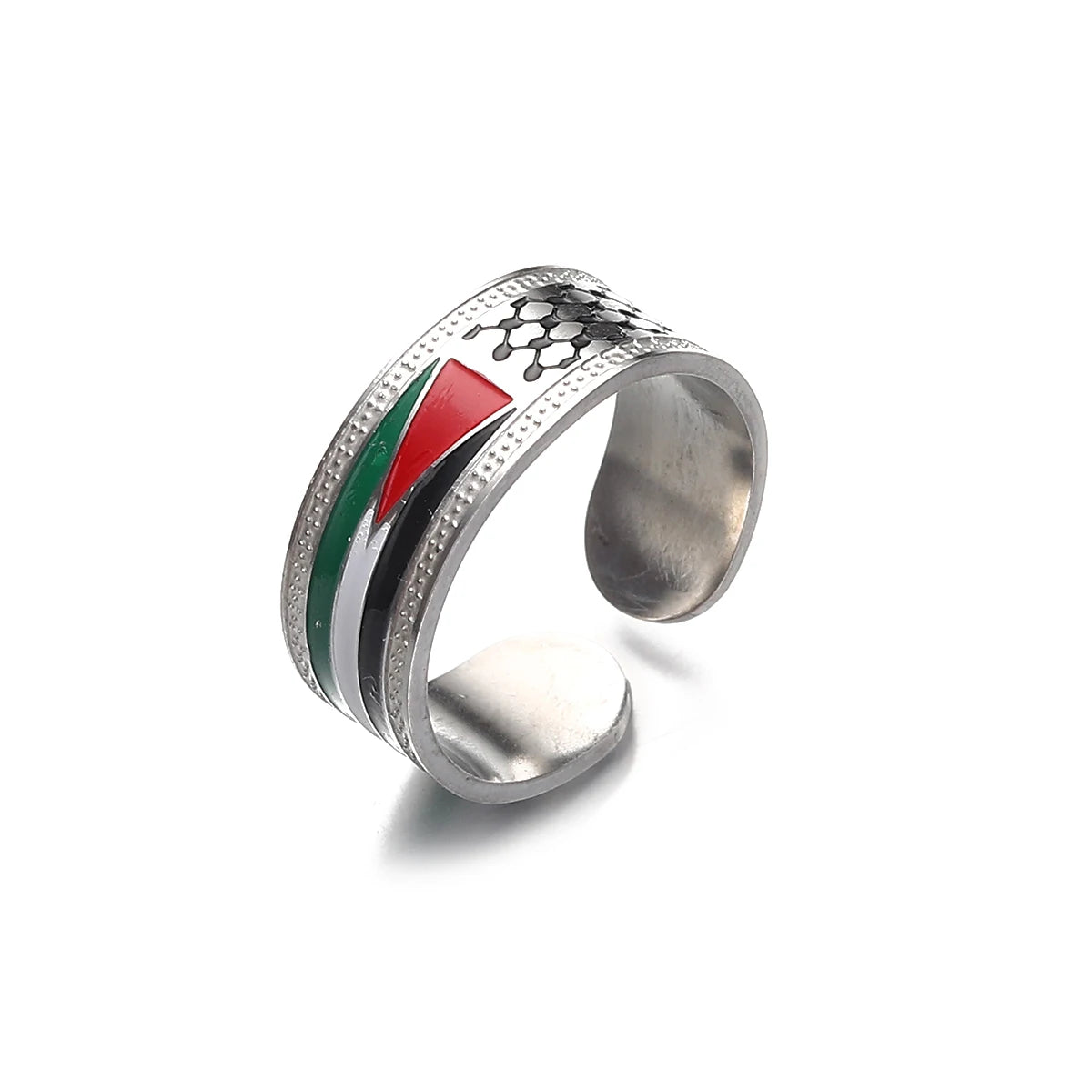 Echo Script – Arabic Calligraphy Ring (Unisex)