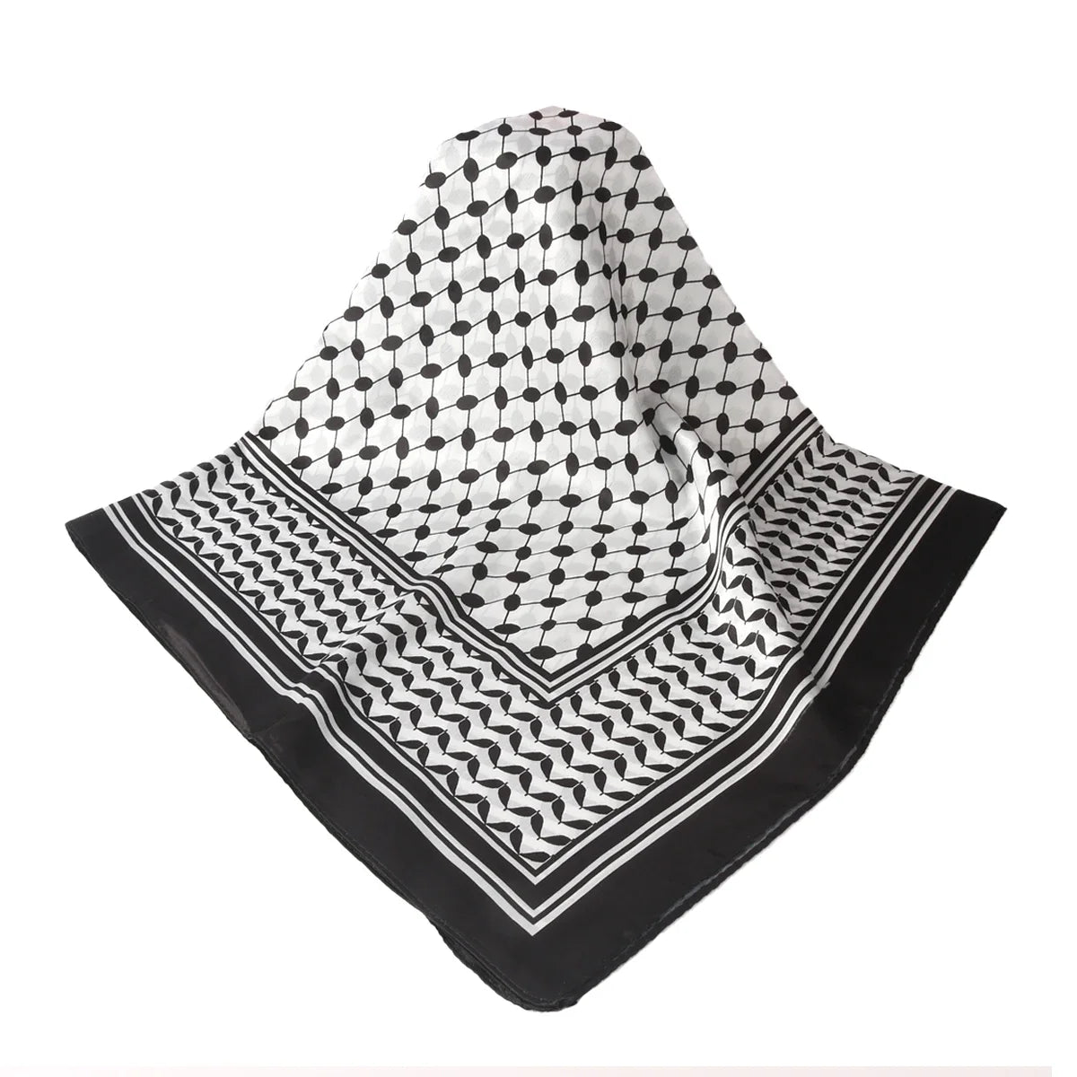 Silk Intifada – Arab Palestine Keffiyeh Hijab Scarf