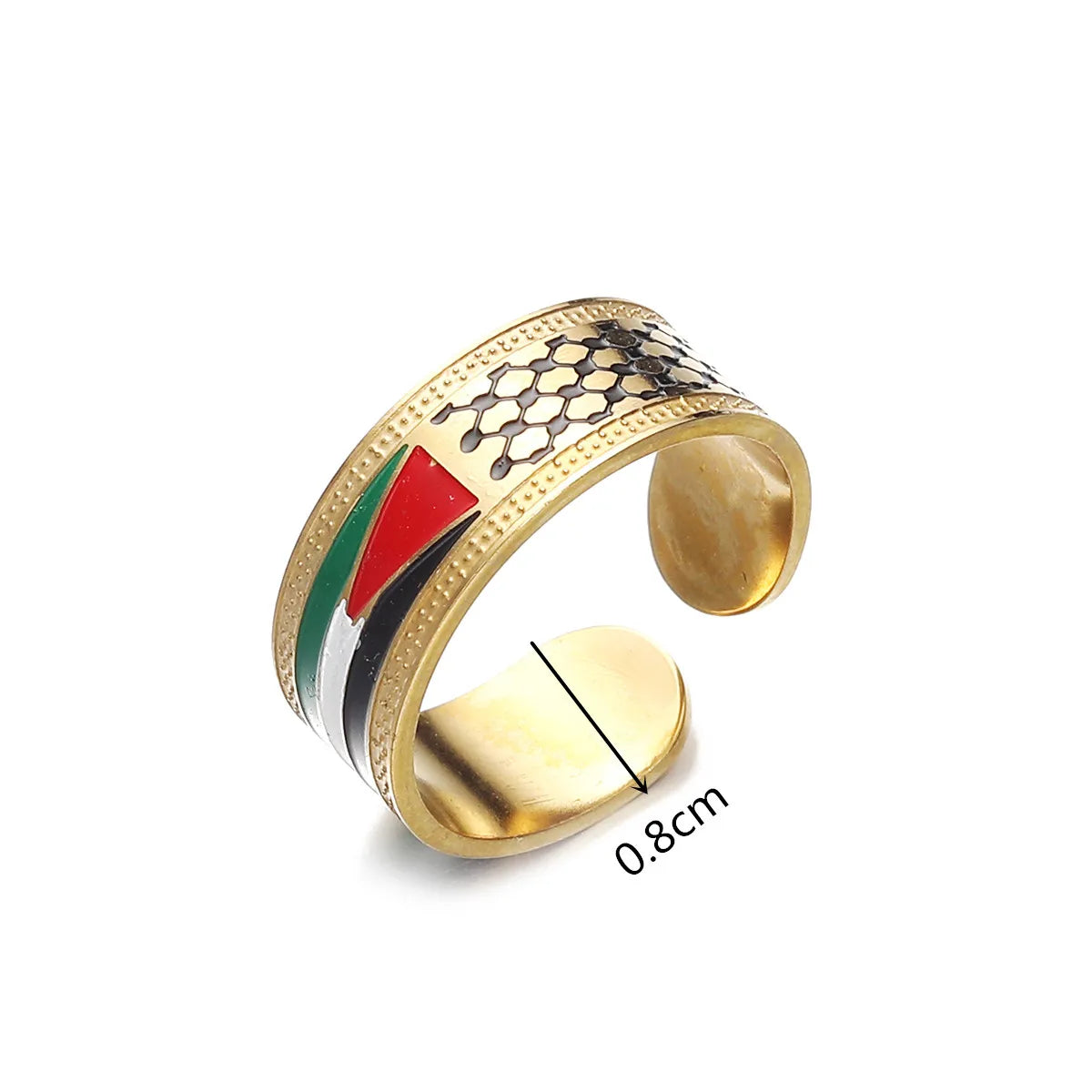 Echo Script – Arabic Calligraphy Ring (Unisex)