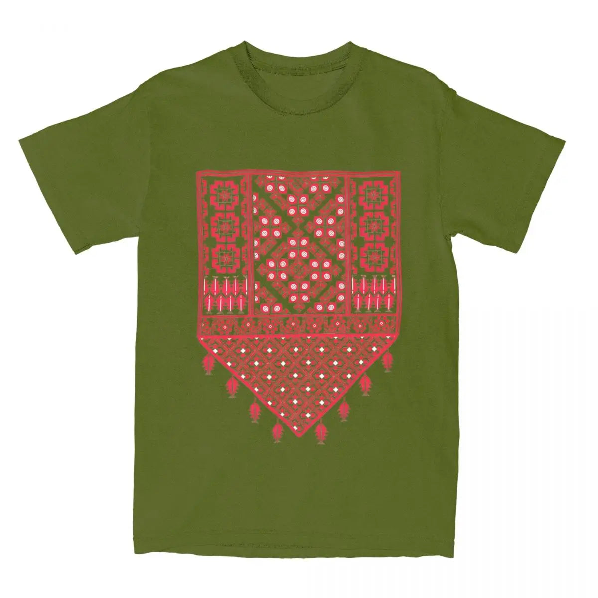 Threads of Heritage – Embroidered Palestine Street Tee