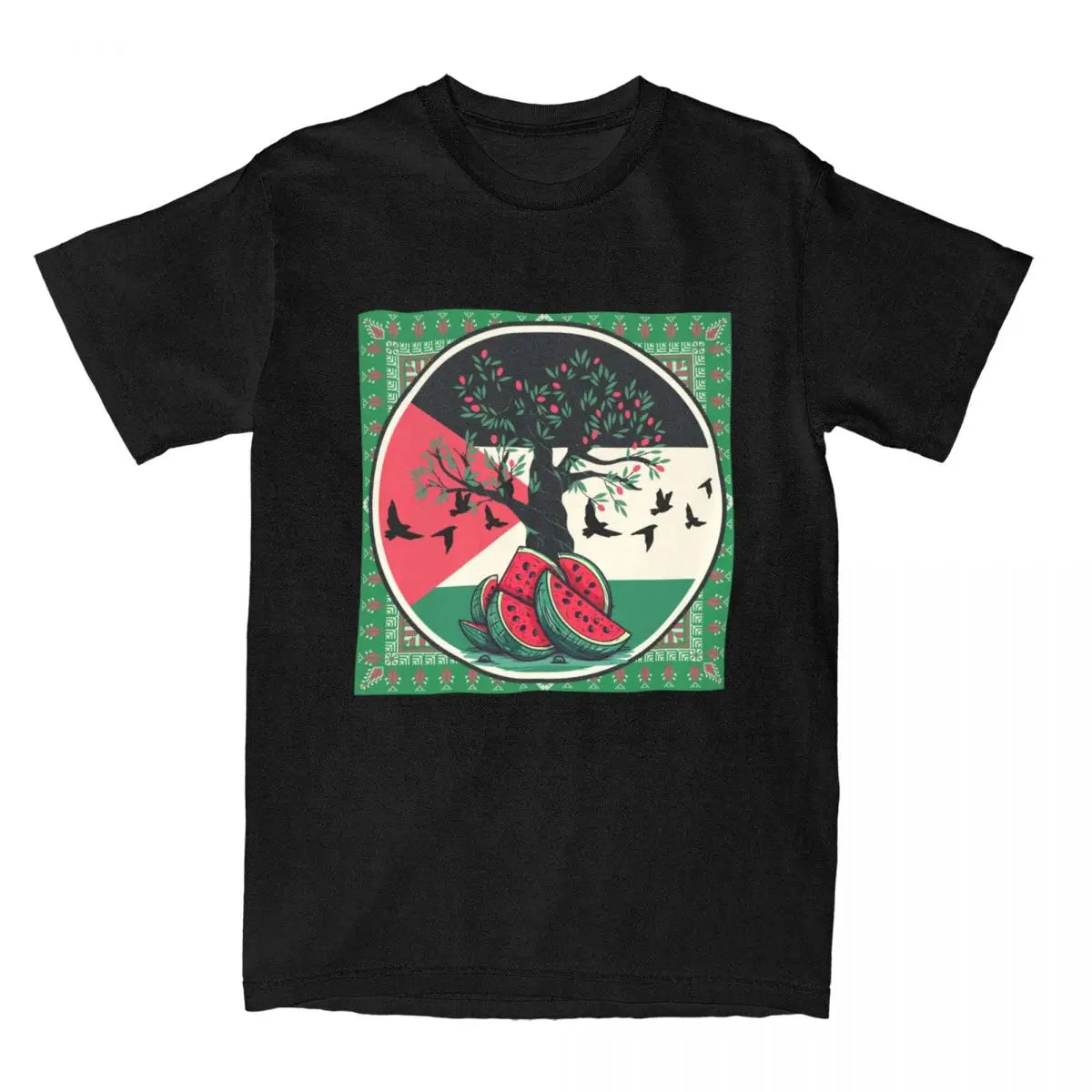Seeds of Resistance – Palestine Watermelon Cotton Tee