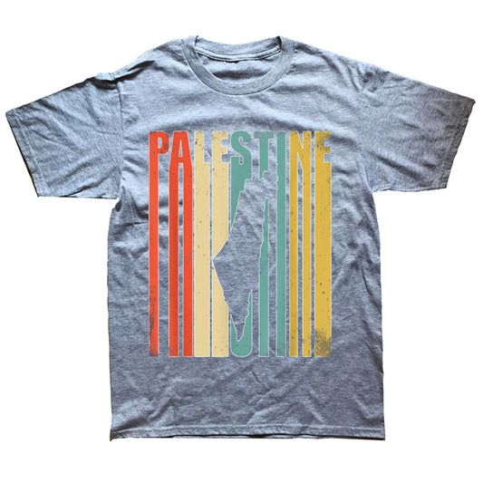 Punchlines & Pride – Vintage Palestine Statement Tee