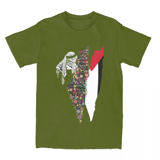 Jerusalem Spirit – Palestine Roots Pure Cotton Tee