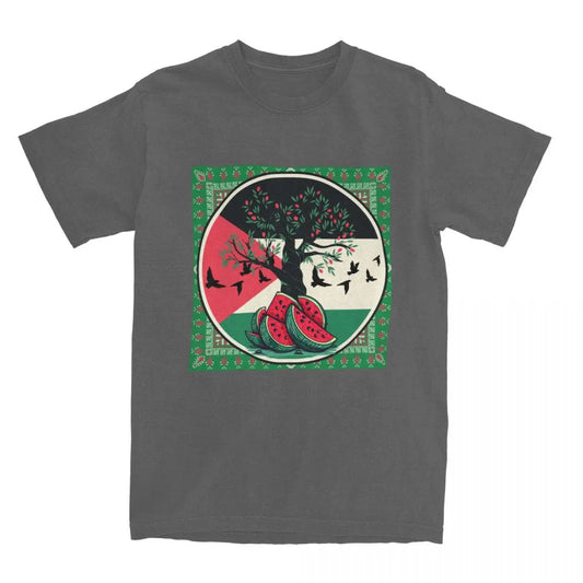 Seeds of Strength – Palestine Watermelon Cotton Tee