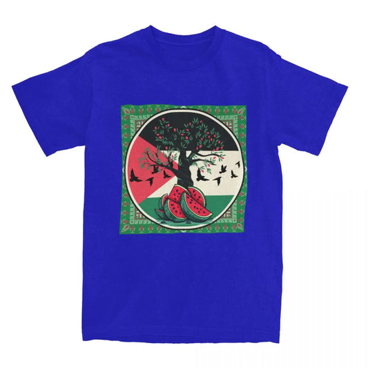 Roots of Freedom – Palestine Watermelon Cotton Tee