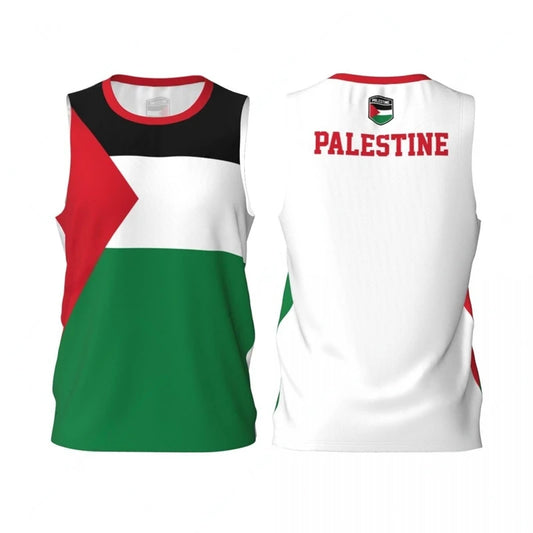 Freedom Court – Palestine Flag 3D Jersey Tank