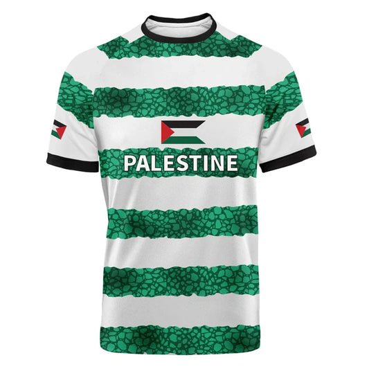Victory in Color – Palestine Flag 3D Sports Tee