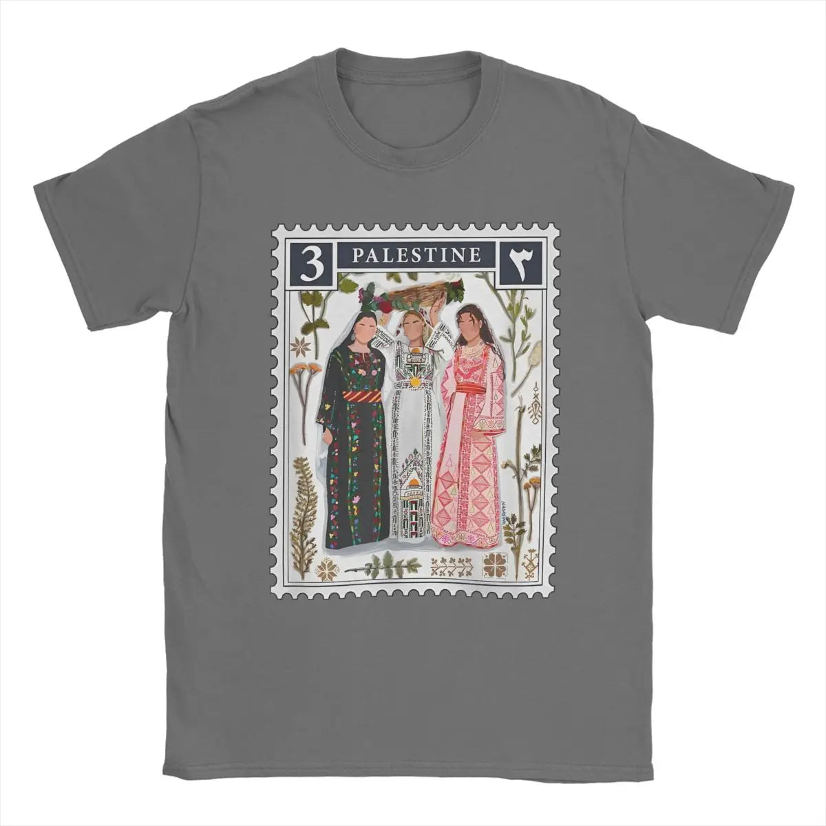 Postmarked Pride – Palestine Stamp Cotton Tee
