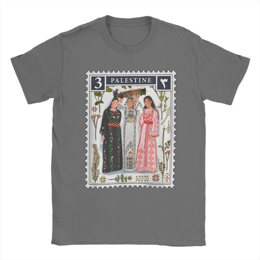 Postmarked Pride – Palestine Stamp Cotton Tee