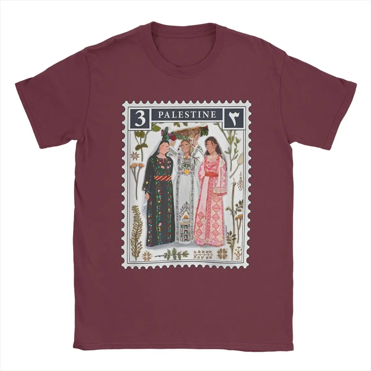 Heritage Stamped – Palestine Vintage Cotton Tee