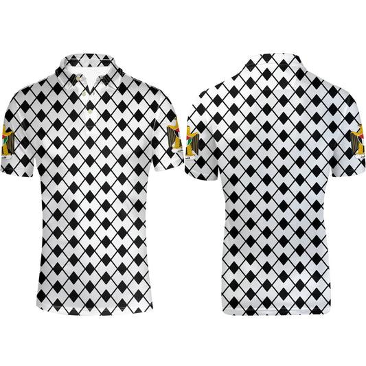 Name of the Nation – Custom Palestine Flag Polo Tee
