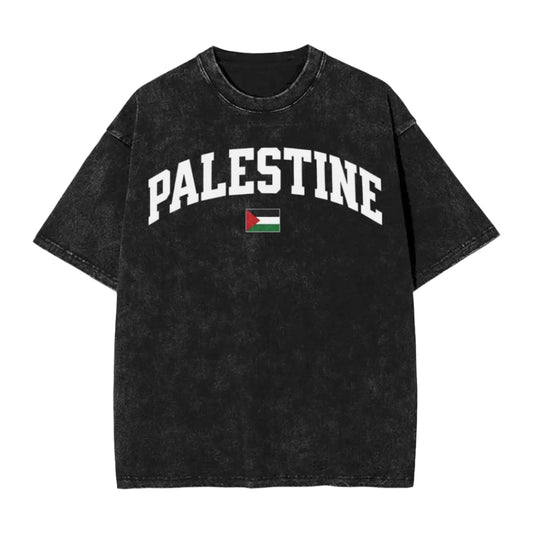 Roots in Color – Cotton Palestine Flag Tee