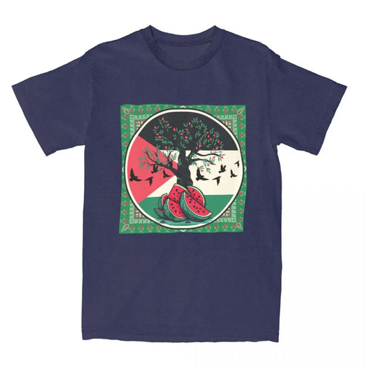 Freedom’s Flavor – Palestine Watermelon Cotton Tee