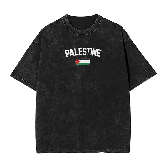 Freedom Worn – Cotton Palestine Flag Tee
