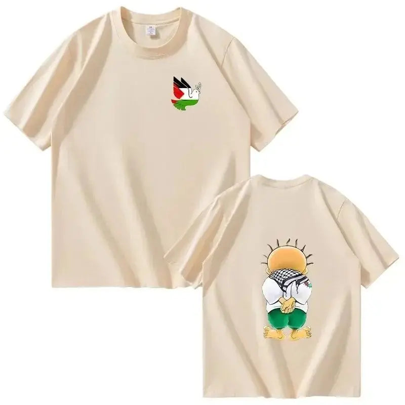 Back Turned, Fists Raised – Handala Street Tee