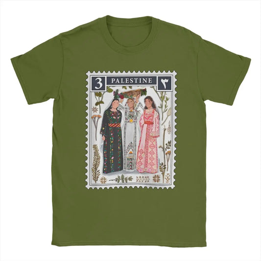 Heritage Stamped – Vintage Palestine Cotton Tee
