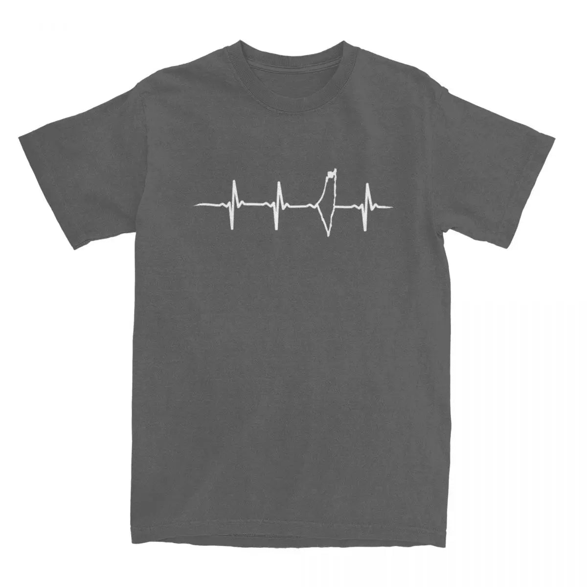 Heartlines – Palestine Is My Heartbeat Cotton Tee