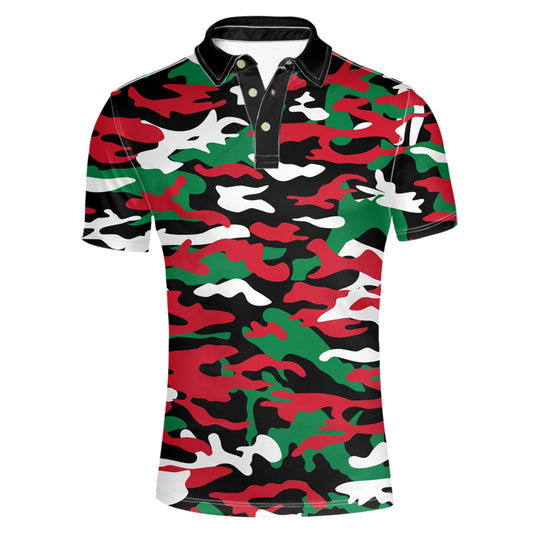 United in Name – Custom Palestine Flag Polo Shirt