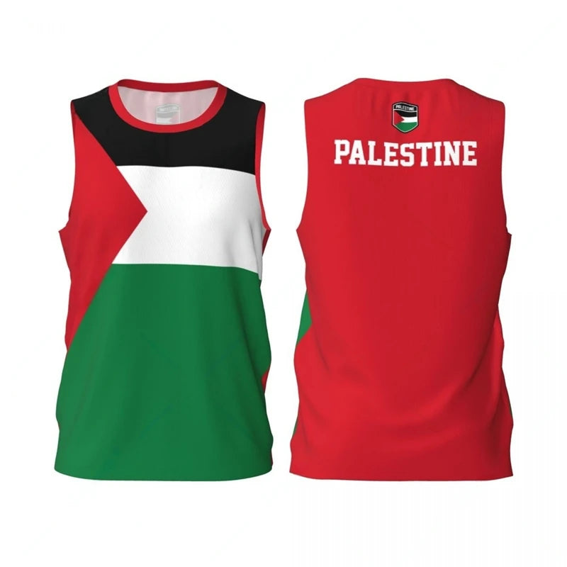 Freedom Court – Palestine Flag 3D Jersey Tank