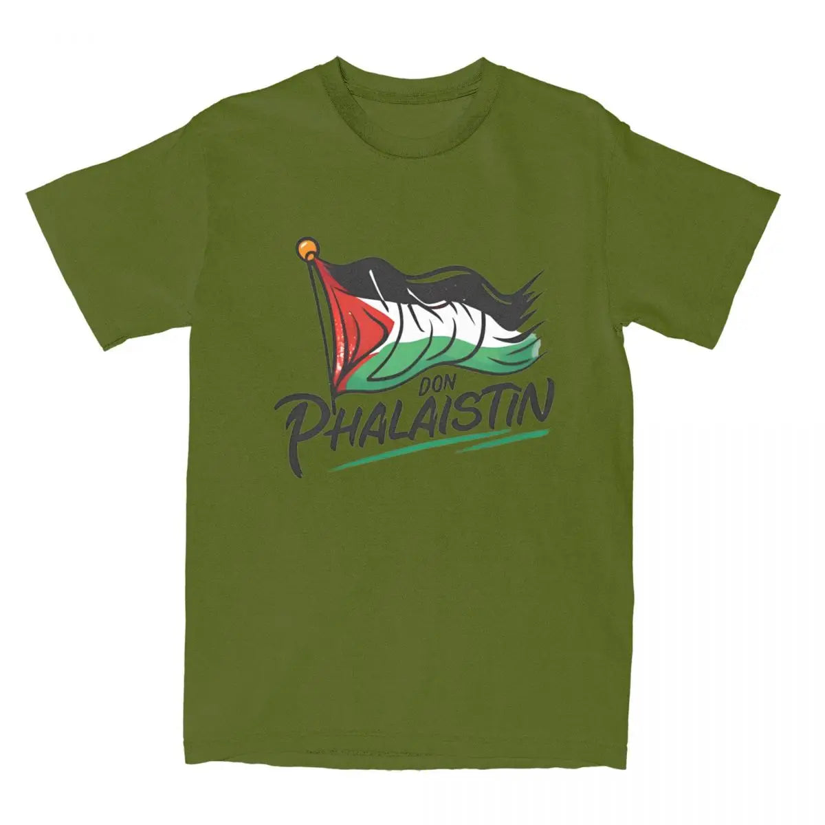 Freedom Worn – Vintage Palestine Flag Cotton Tee