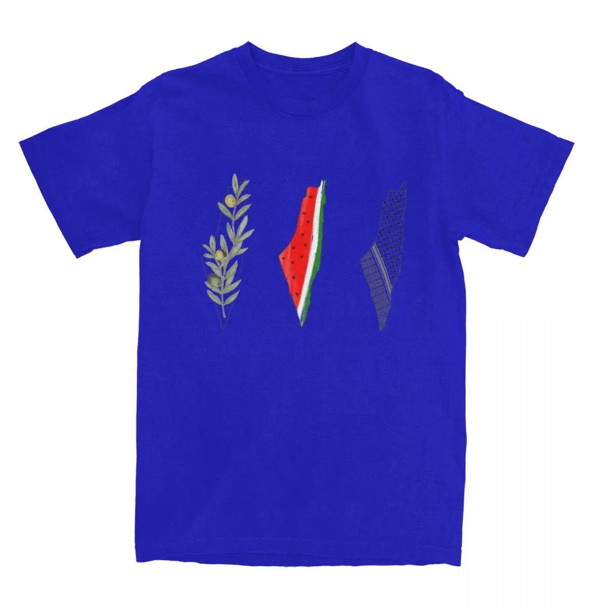 Fruits of the Fight – Olive & Watermelon Kufiya Tee